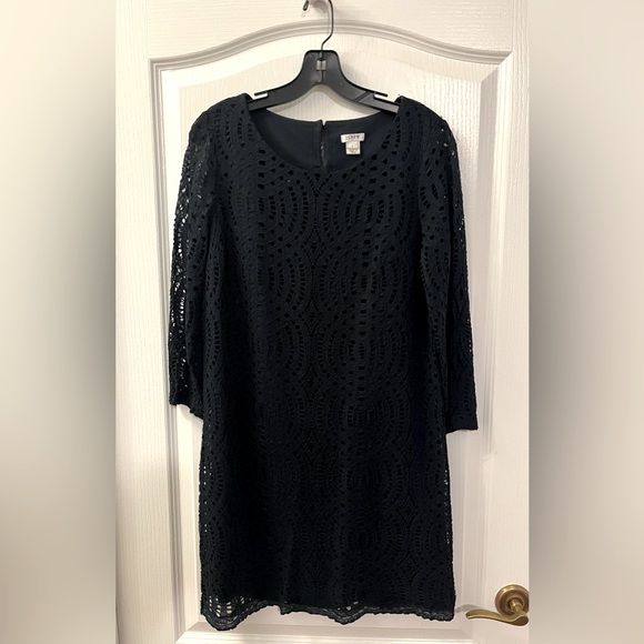JCrew Lace Little Black Dress - New - Picture 1 of 5